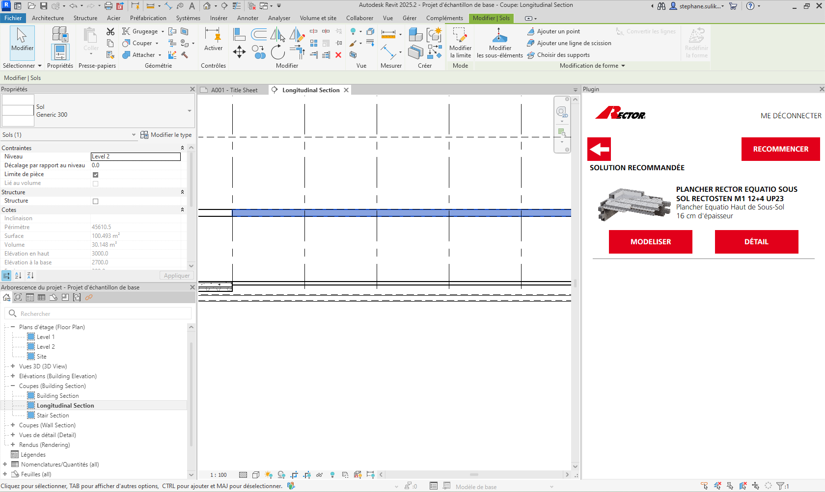Solution Rector adaptée